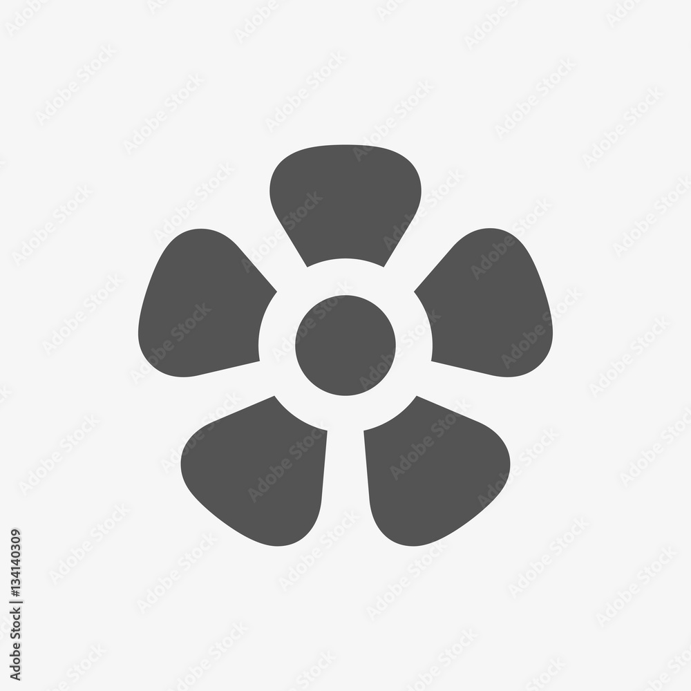 fan air propeller icon stock vector illustration flat design fan air propeller icon stock vector illustration flat design
