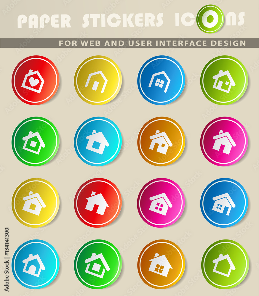 home icon set home icon set