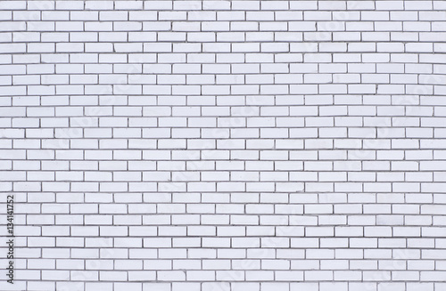 A White Brick Wall From Far Away