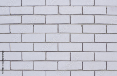 Backdrop with White Brick Wall
