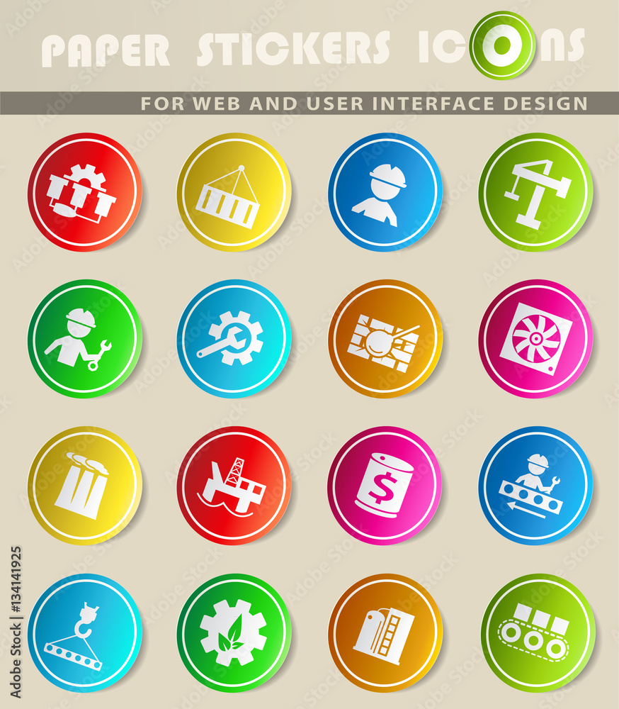 industry icon set industry icon set