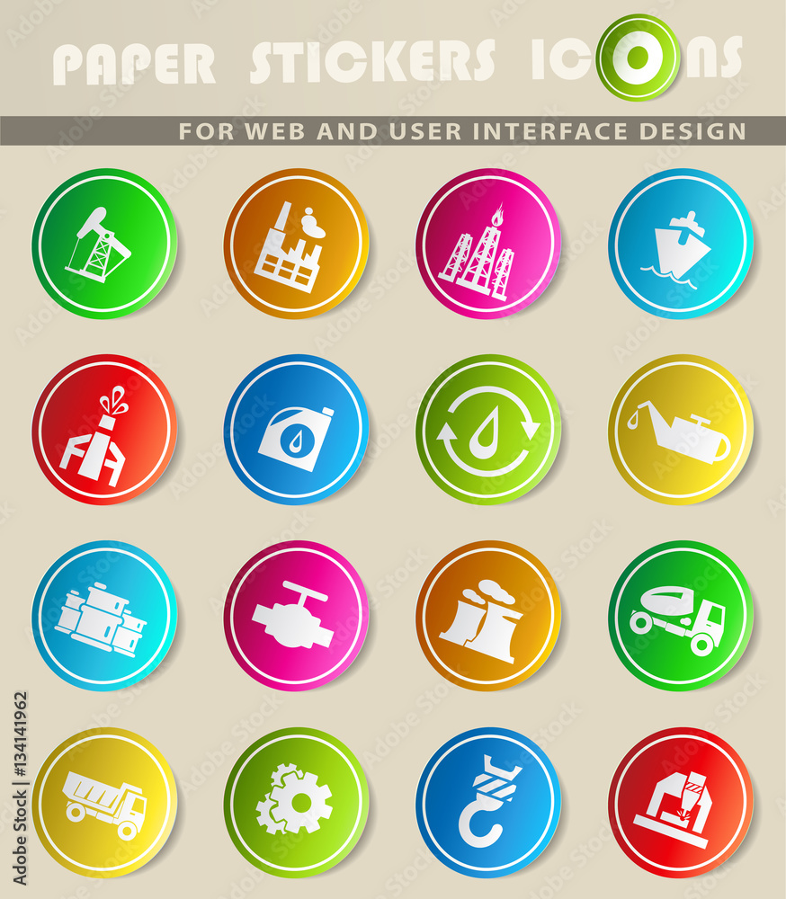 industry icon set industry icon set