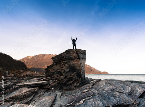 Coast of the Norwegian Sea.Tromso