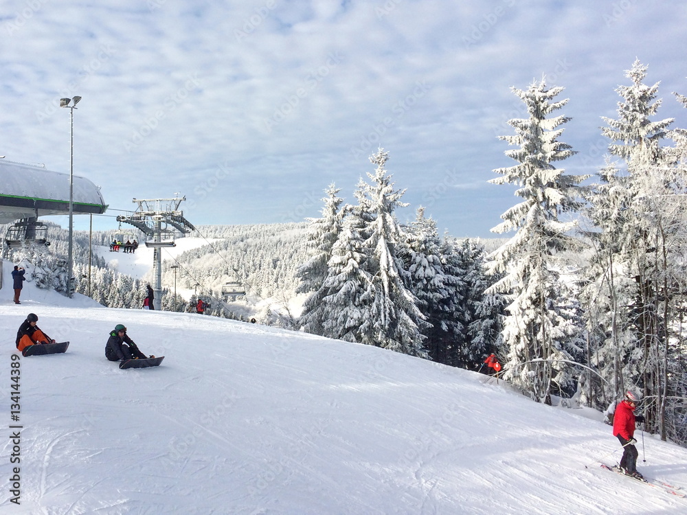 Skipiste Skigebiet Skipiste Skigebiet
