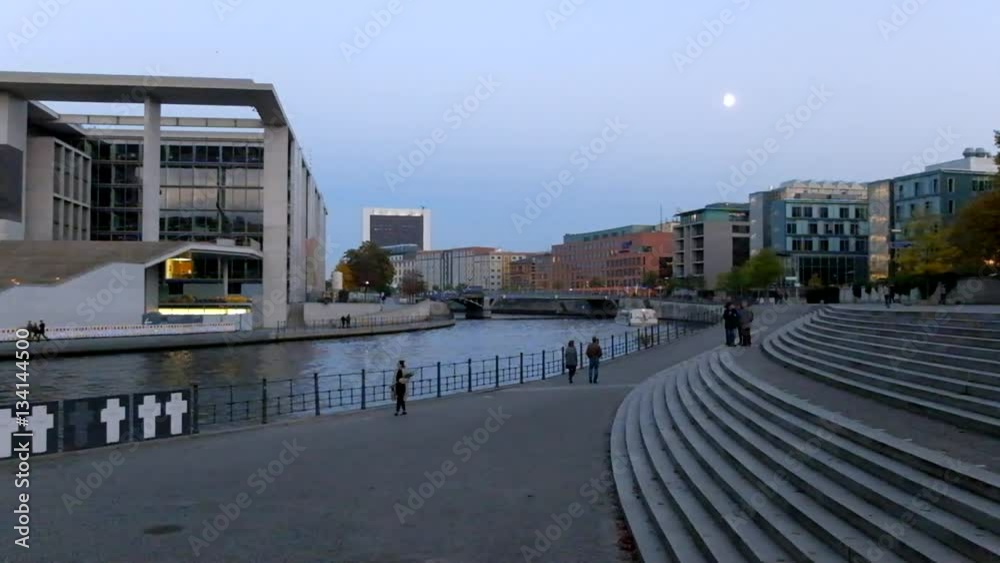 Paul Loebbe Building with spree river Paul Loebbe Building with spree river
