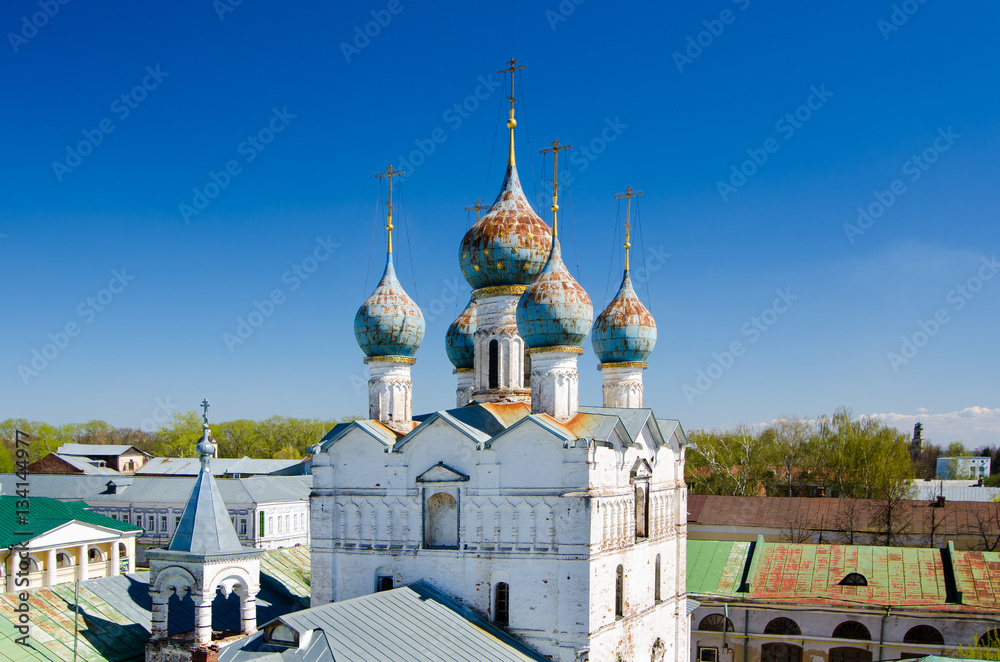 Old church near Rostov Kremlin. Rostov, Yaroslavl oblast, Russia.