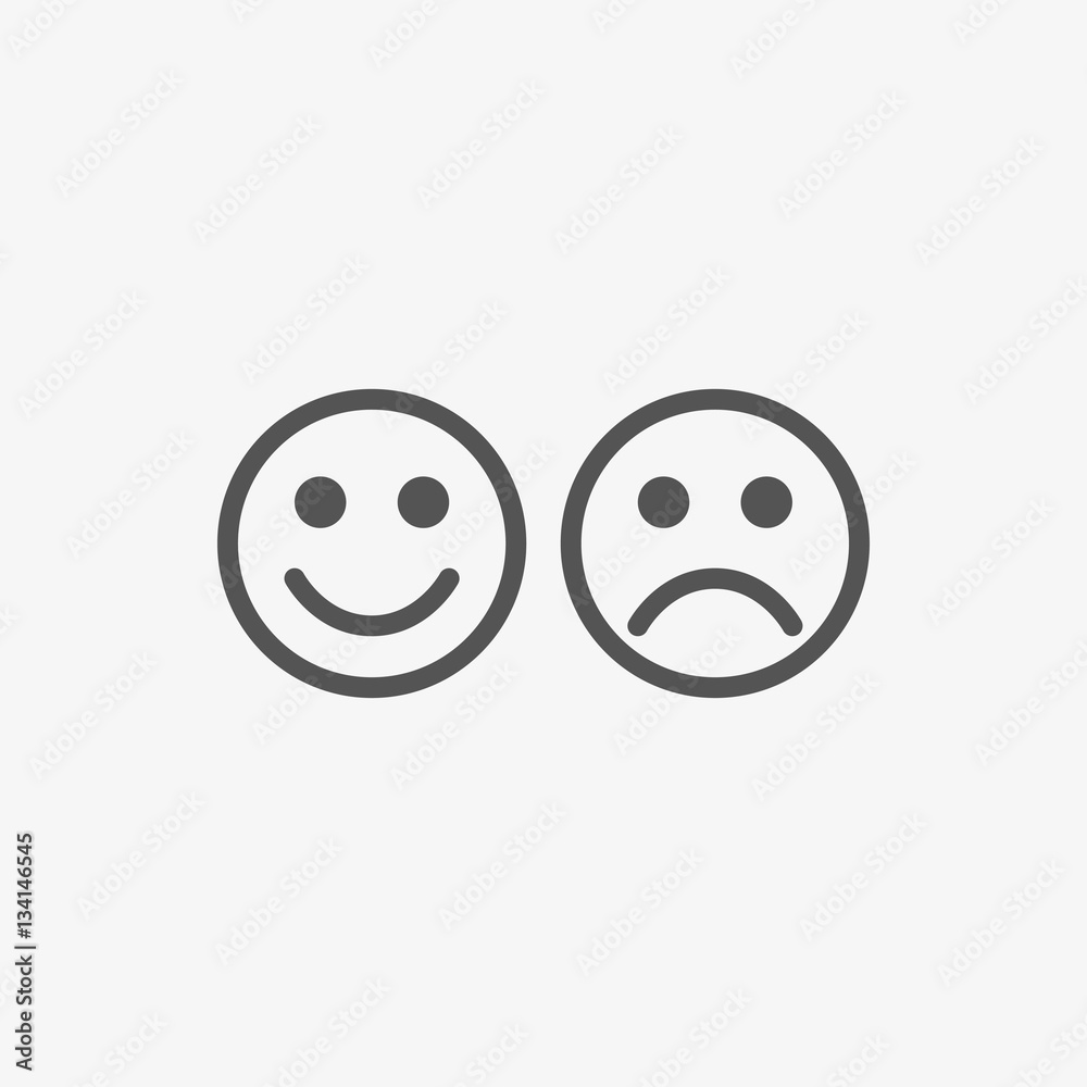 Smile icon stock vector illustration flat design Smile icon stock vector illustration flat design