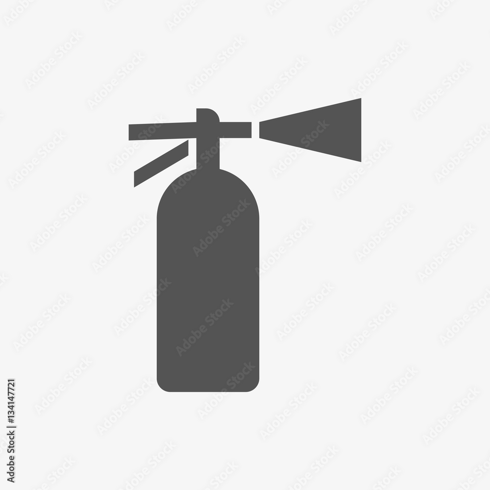 extinguisher icon stock vector illustration flat design extinguisher icon stock vector illustration flat design