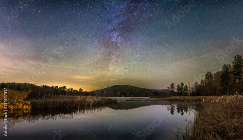 Stars over Leverett Pond