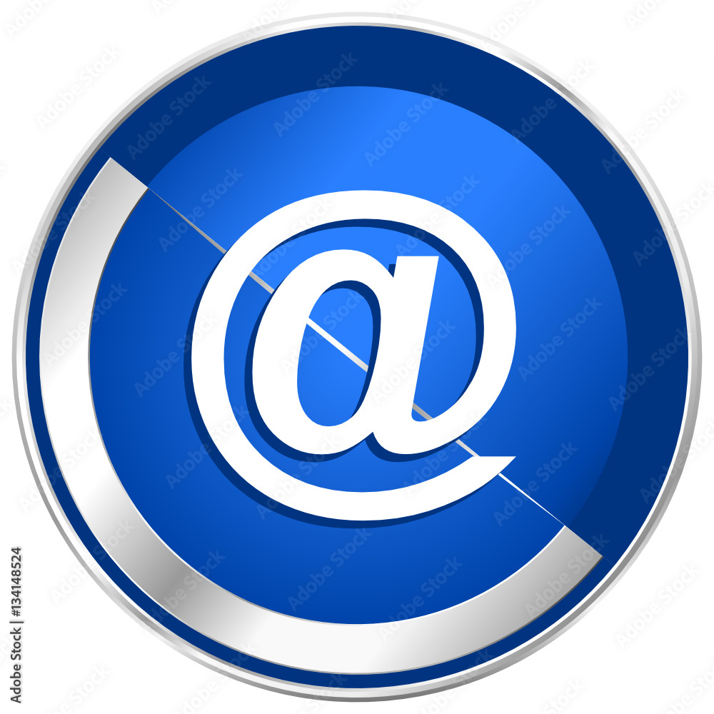 Email silver metallic web and mobile phone vector icon. Email silver metallic web and mobile phone vector icon.