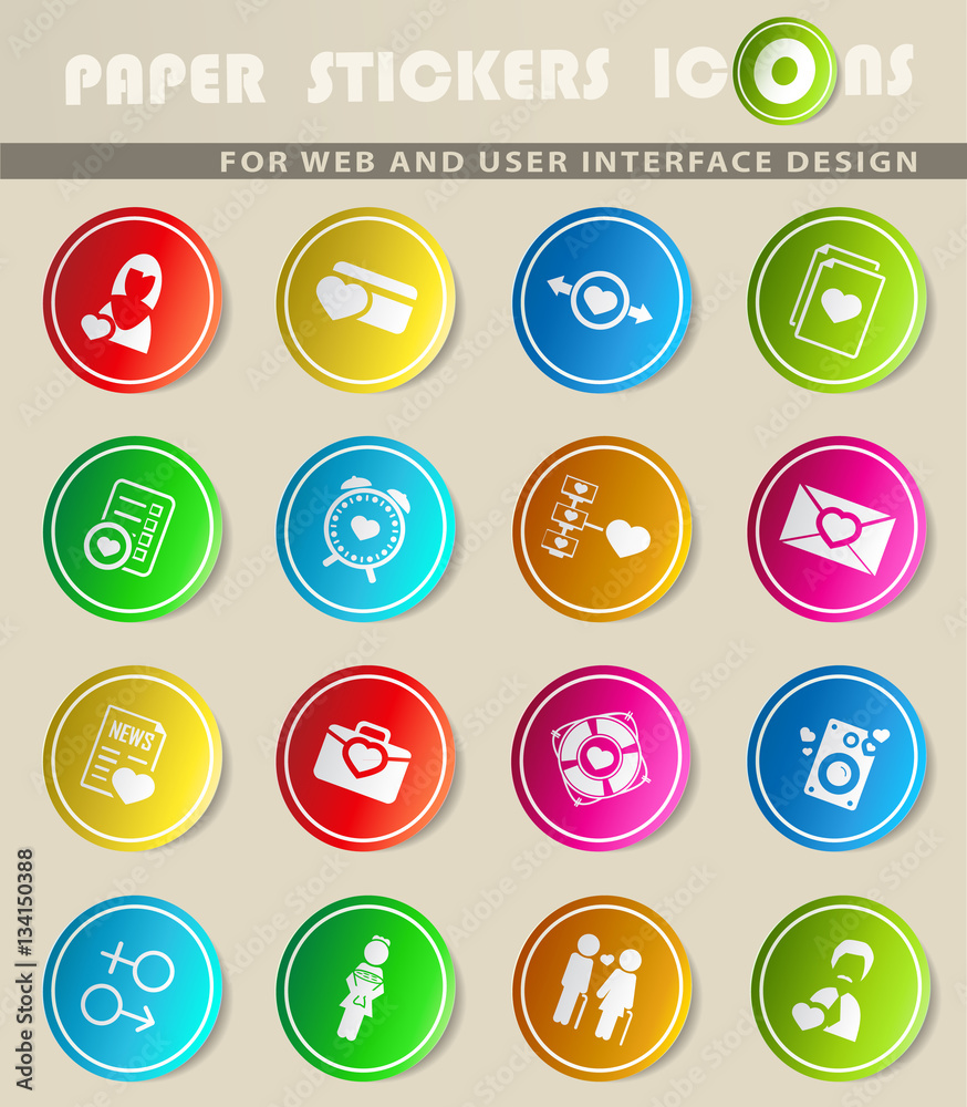 valentine day icon set valentine day icon set