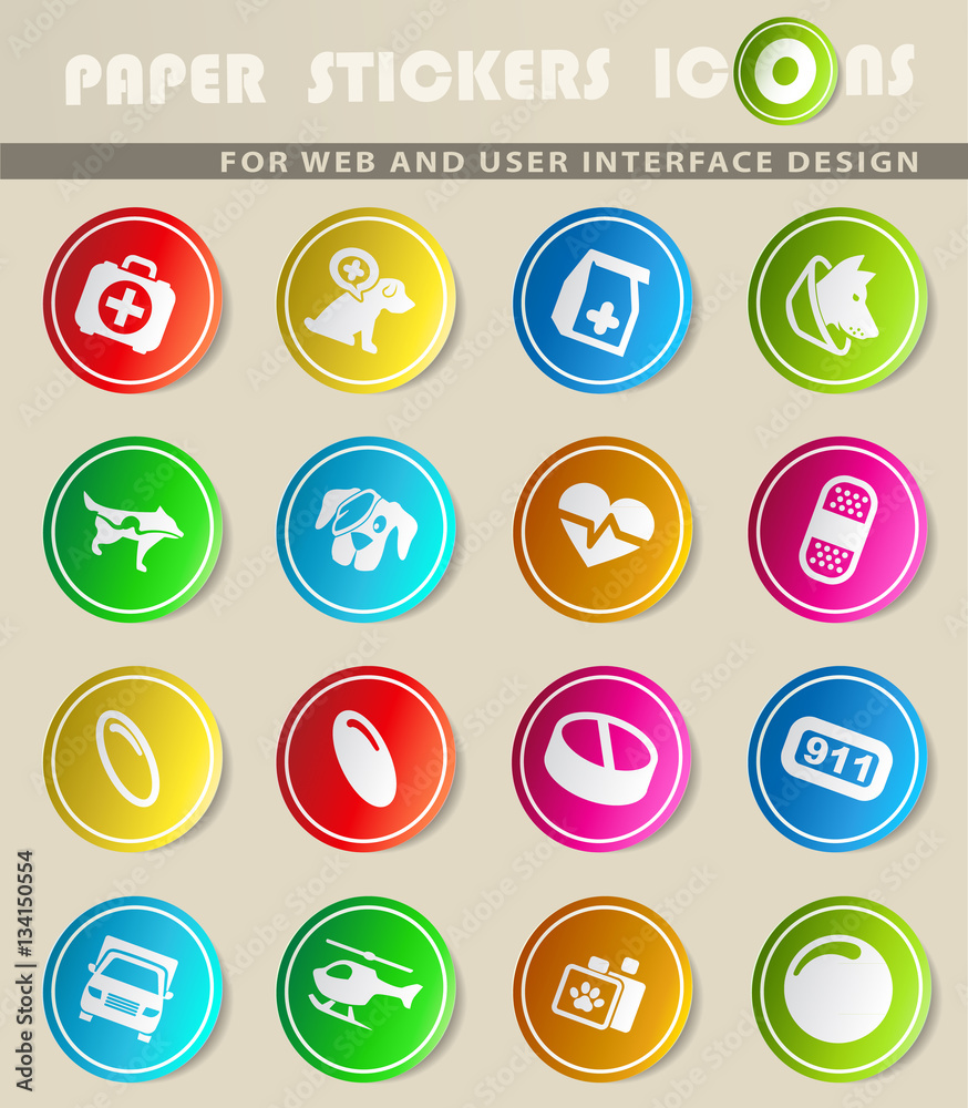veterinary clinic icon set veterinary clinic icon set