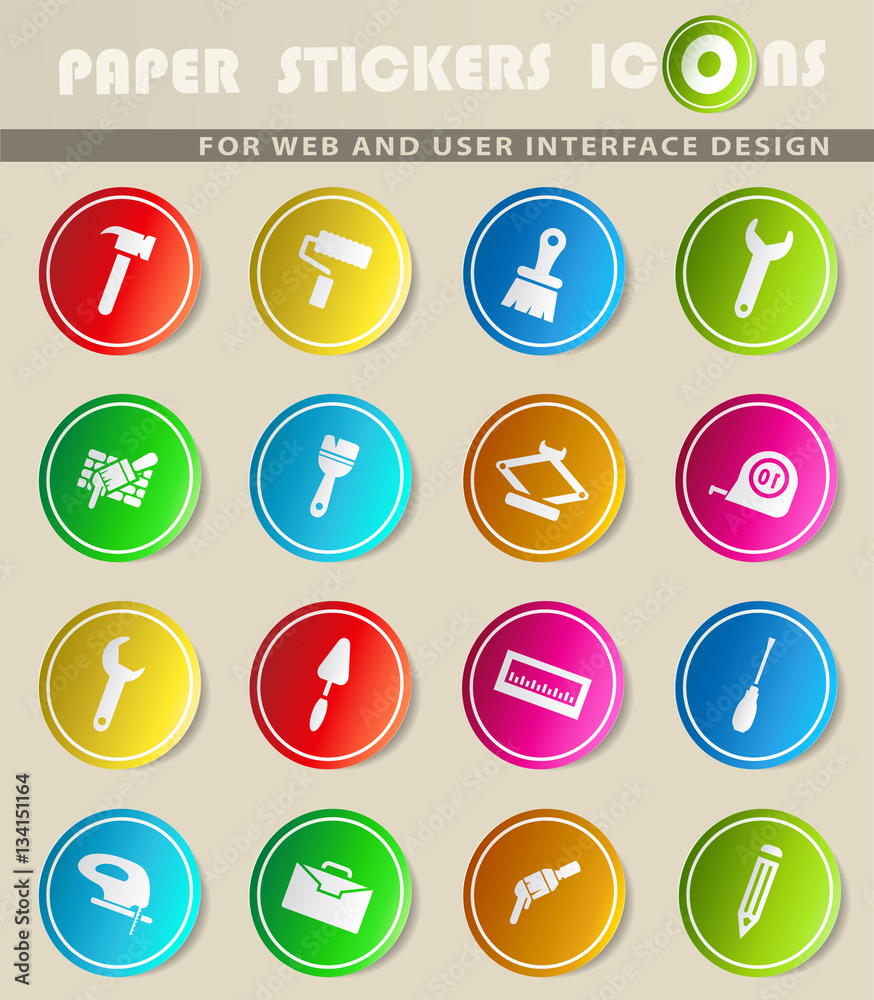 work tools icon set work tools icon set