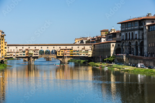 View of the Ponte Vecchio in Florence