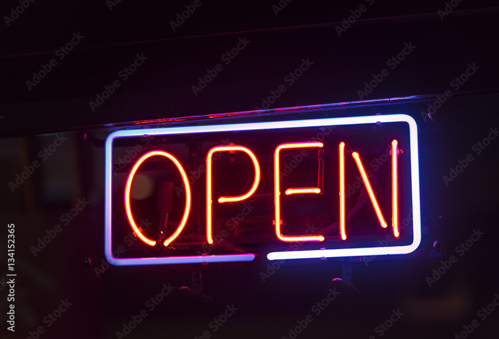 Neon Sign Open Neon Sign Open