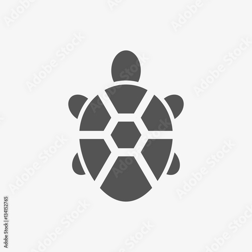 turtle icon stock vector illustration flat design