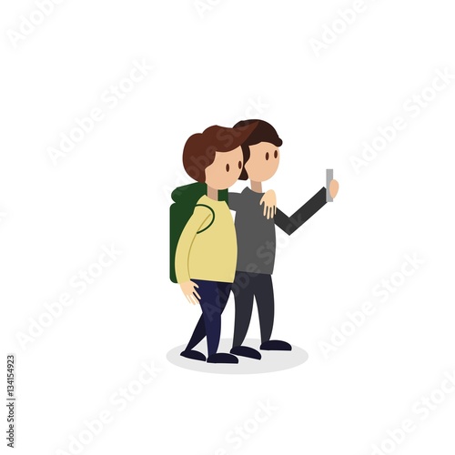 people travelling on vacation