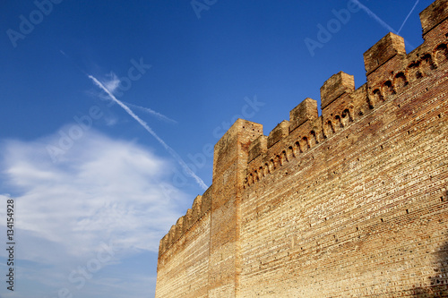 Bild auf Leinwand Stadtmauer von Cittadella, Venetien, Italien