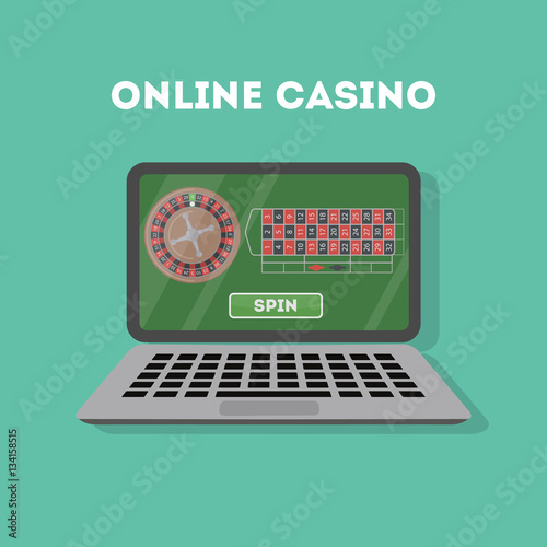 Online casino in the tablet. Hands holding device with gambling game. Gaming addiction.