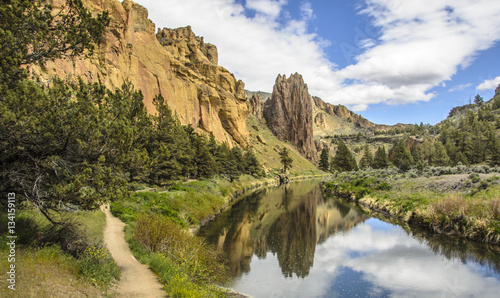 Hiking trail at Smith Rock State Park