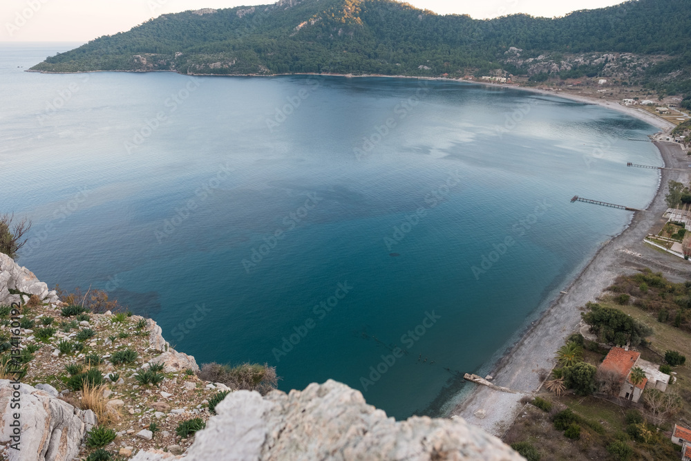Fototapeta premium Kumlubuk Bay in Marmaris Turkey