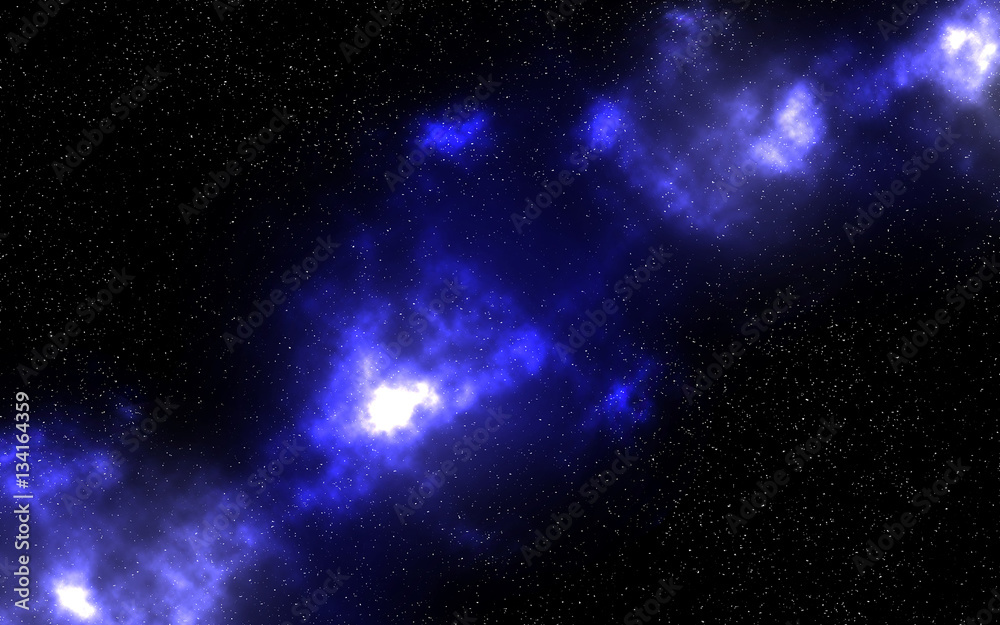 Naklejka premium Space Nebula