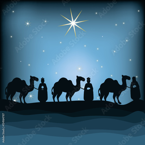 three wise men icon vector illustration graphic design