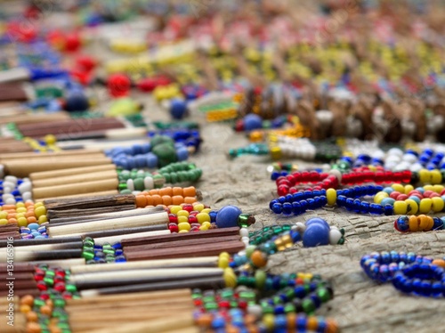 Hand made Jewelry by the Nomadic Hadzabe women in Remote Tanzania. 
