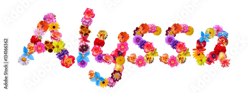 Flower Name Alyssa