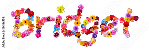 Konstfotografi Flower Name Bridget