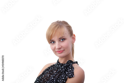 Portrait of an attractive young woman standing