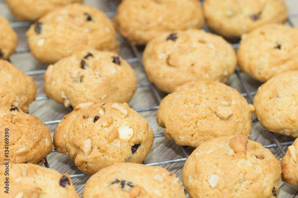oat cookies with nuts and raisins oat cookies with nuts and raisins