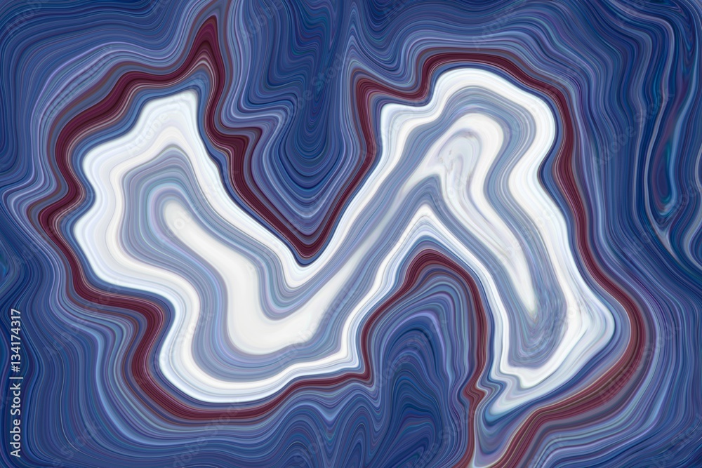 Obraz premium Marble ink colorful. dark blue marble pattern texture abstract background. can be used for background or wallpaper