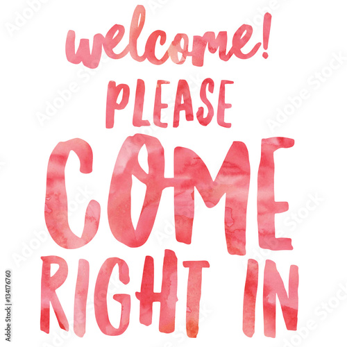 Картината върху платно Welcome to the Party Sign Poster