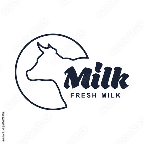 Milk vector logo