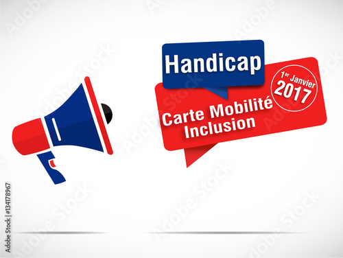 mégaphone : carte mobilité inclusion
