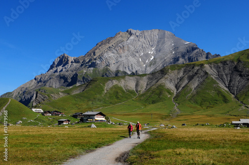 Schweizer Alpen: Die Engstligenalp im Berner Oberland bei Adelboden
