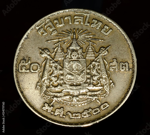 Coin of Thailand, macro