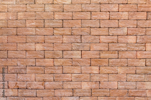 Brick wall texture background for interior  exterior or industrial construction concept design.