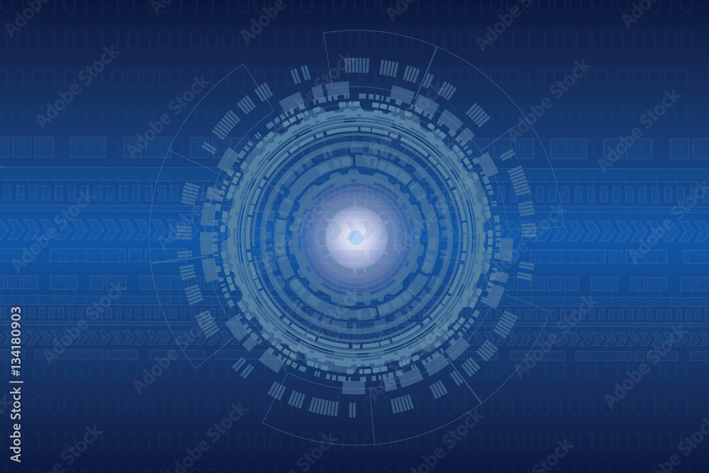 Obraz premium Abstract technology background for internet of things