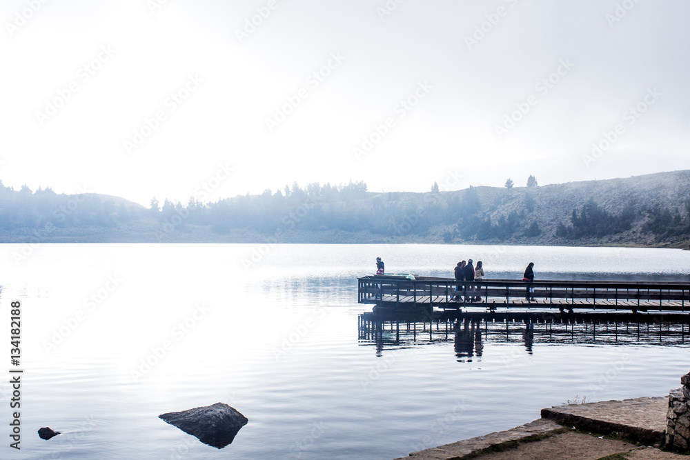 Lake pier