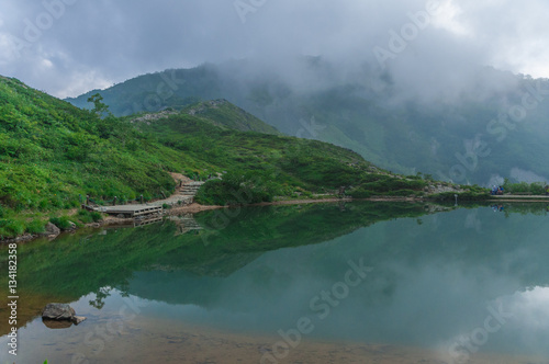 Happo-ike Pond at Happo-one in Hakuba  Nagano 