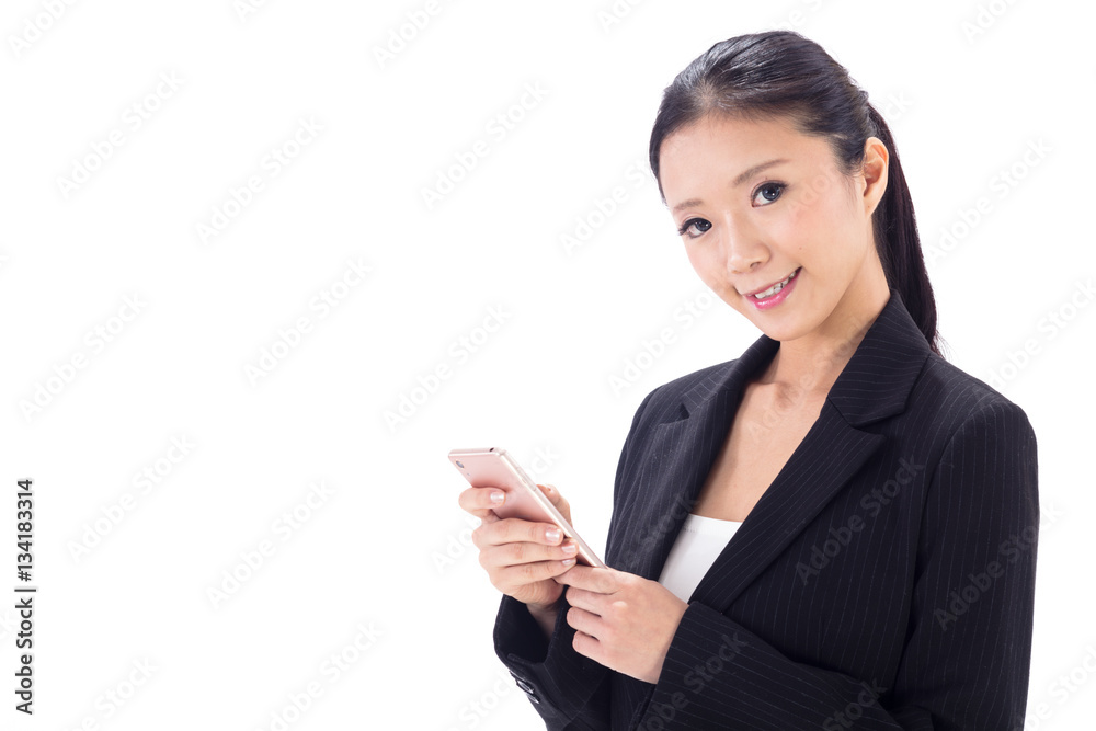 スマホを使う OL スマホを使う OL