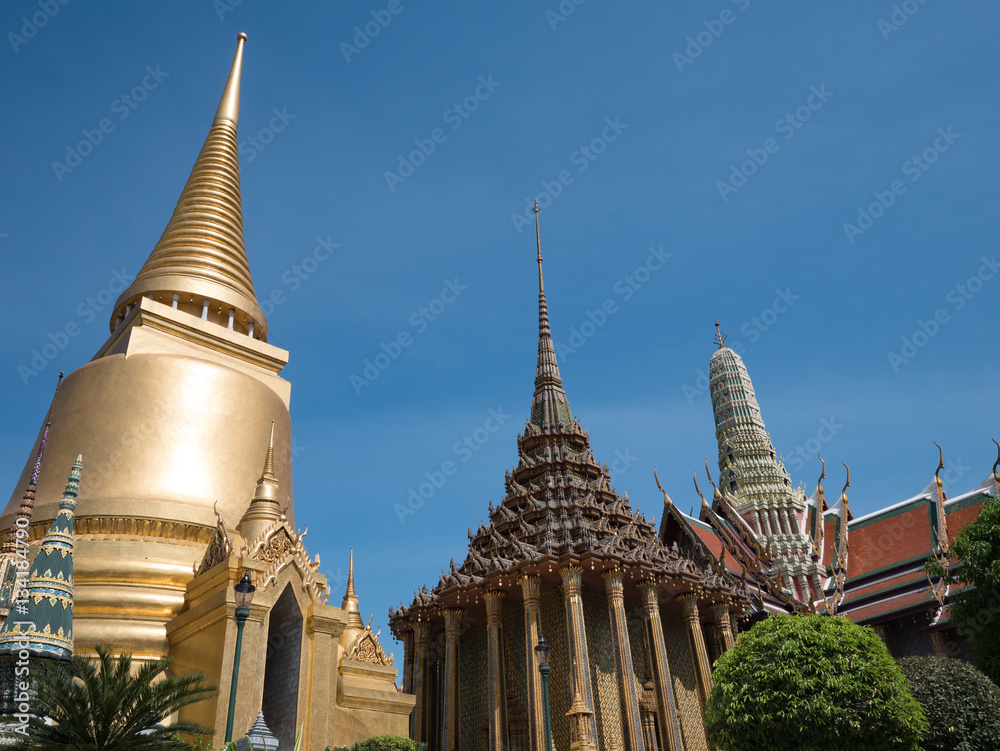 Fototapeta premium タイ バンコク ワット・プラケオ - Grand Palace , Wat Phra Kaeo , Bangkok, Thailand