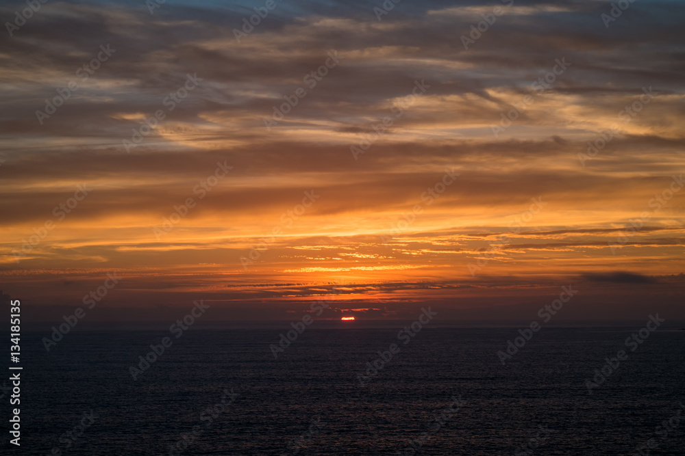 Atlantic Ocean Sunset Horizon