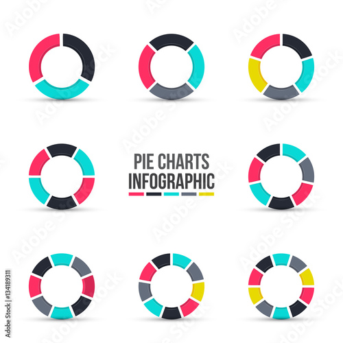 Vector circle infographic.