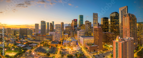 Fényképezés Downtown Houston skyline