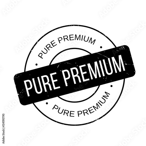 Pure Premium rubber stamp