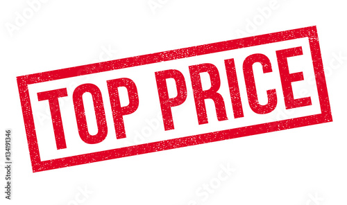 Top Price rubber stamp. Grunge design with dust scratches. Effects can be easily removed for a clean, crisp look. Color is easily changed.