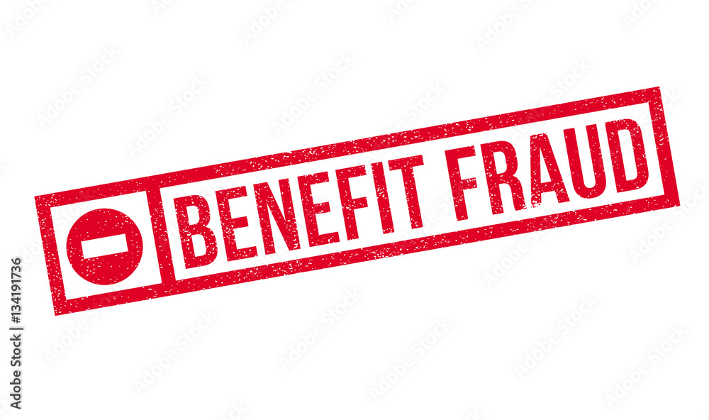 Benefit Fraud rubber stamp
